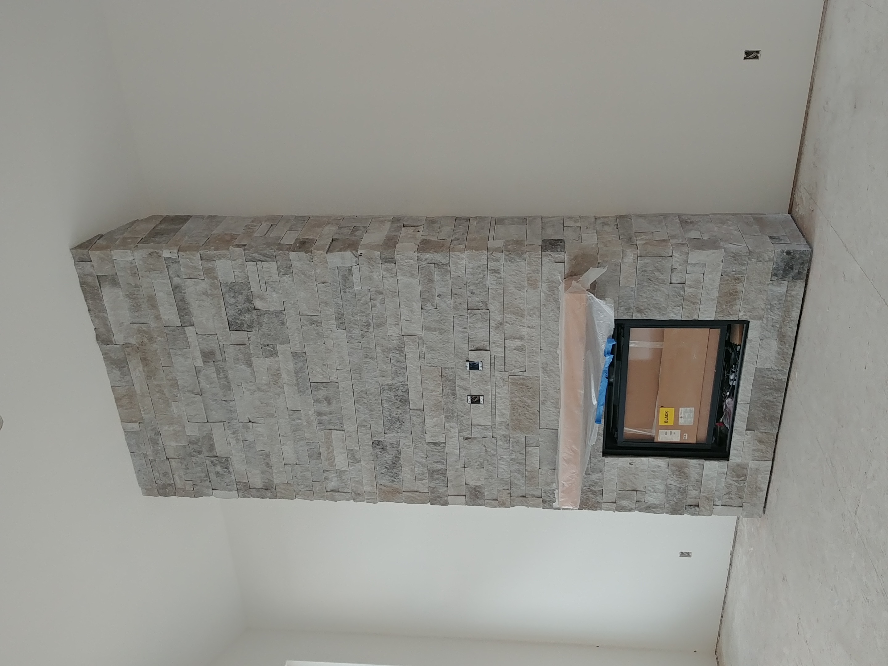 Custom brick wall built in Cheyenne Wyoming by F Masonry