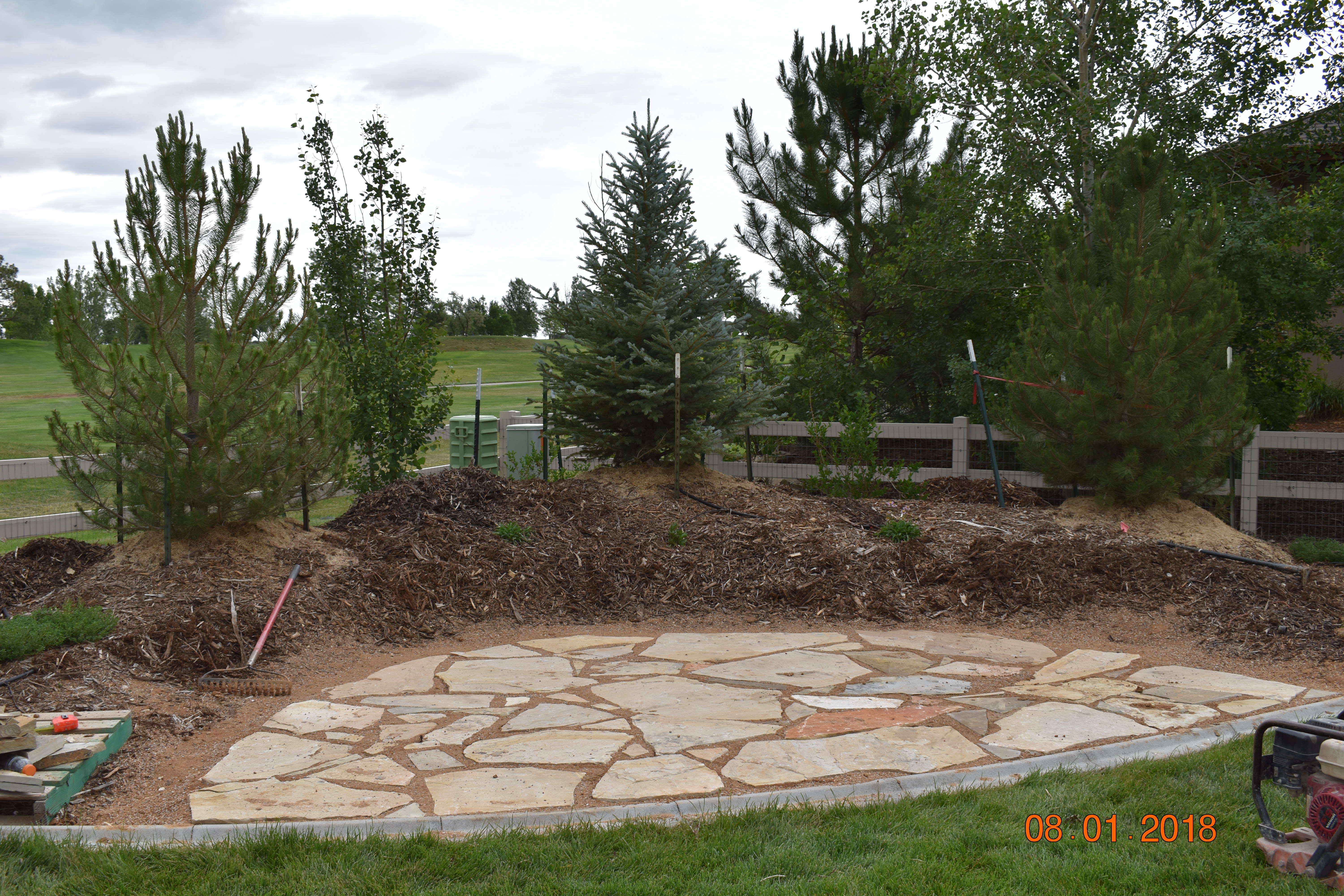 Custom brick wall built in Cheyenne Wyoming by F Masonry