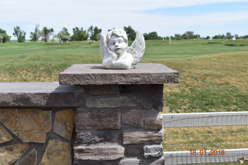 Custom brick wall built in Cheyenne Wyoming by F Masonry