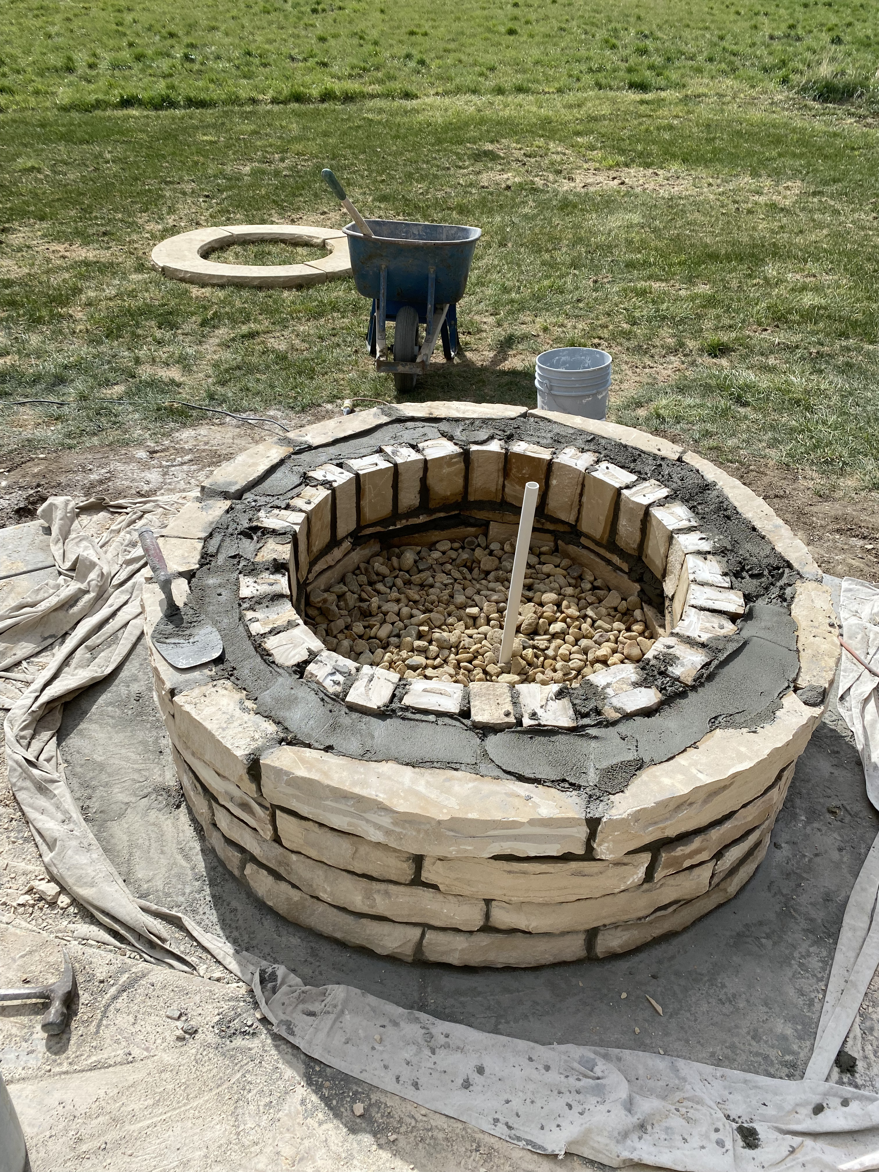 Custom patio built in Cheyenne Wyoming by F Masonry