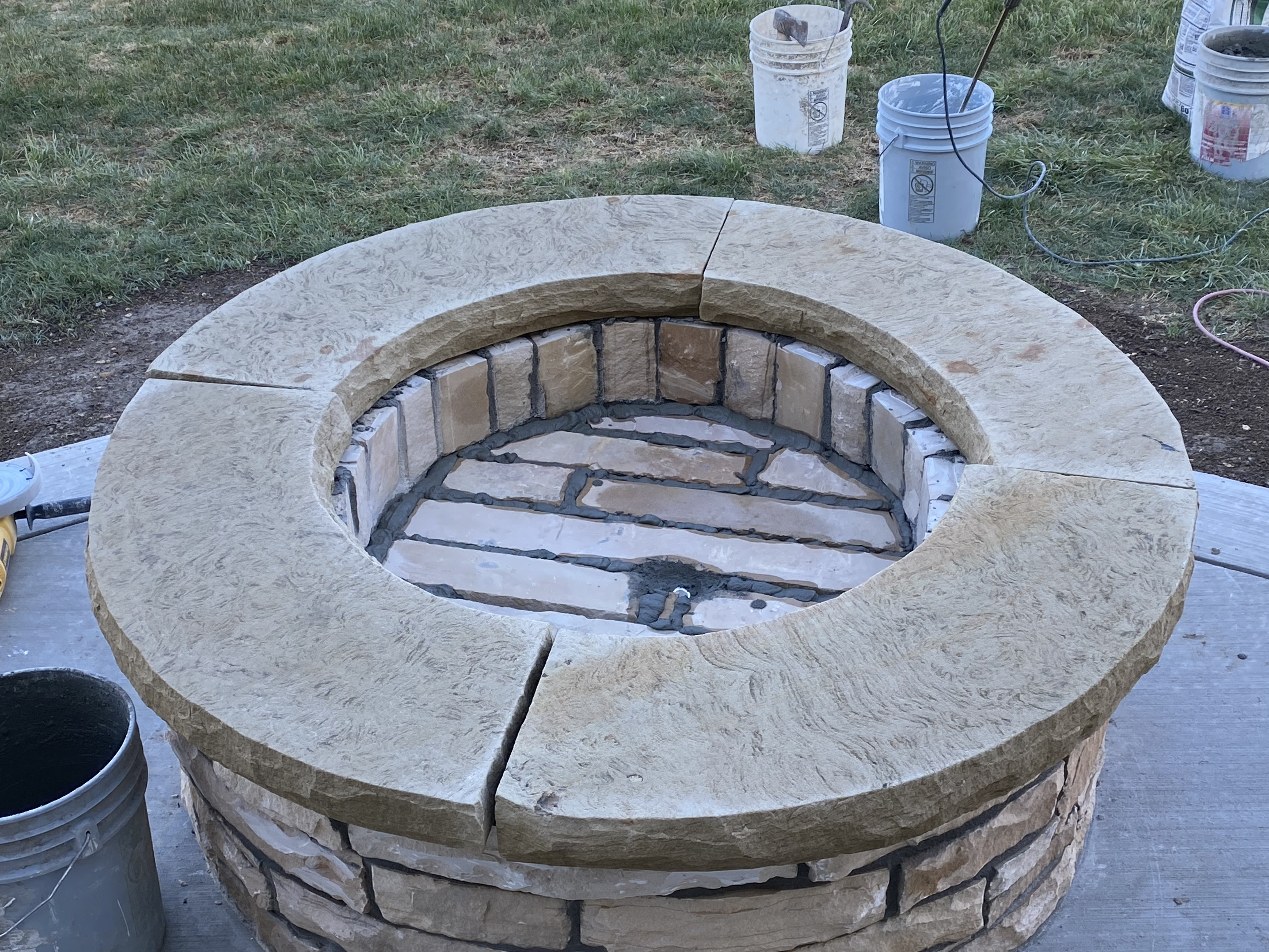 Custom brick wall built in Cheyenne Wyoming by F Masonry