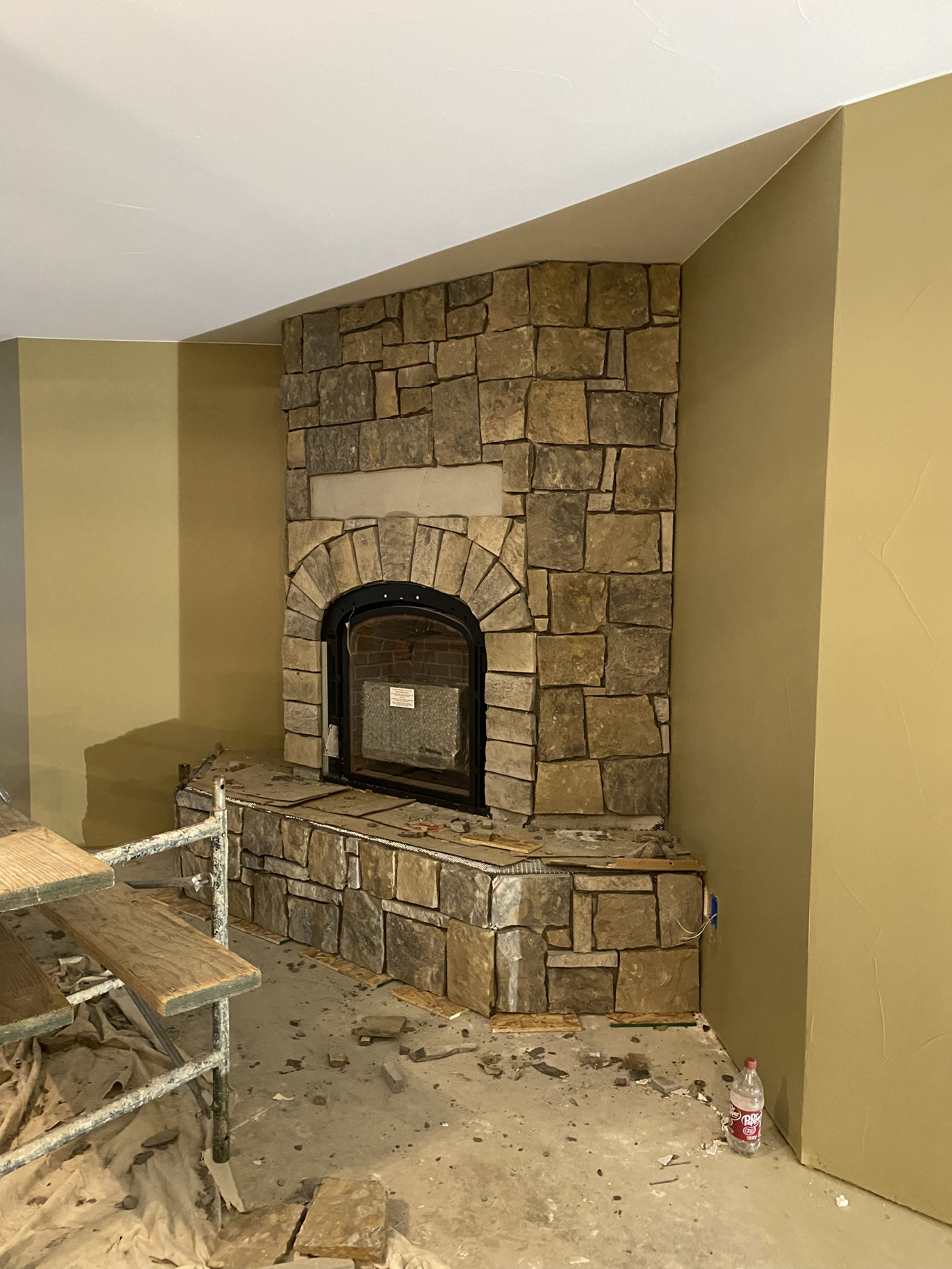 Custom brick wall built in Cheyenne Wyoming by F Masonry