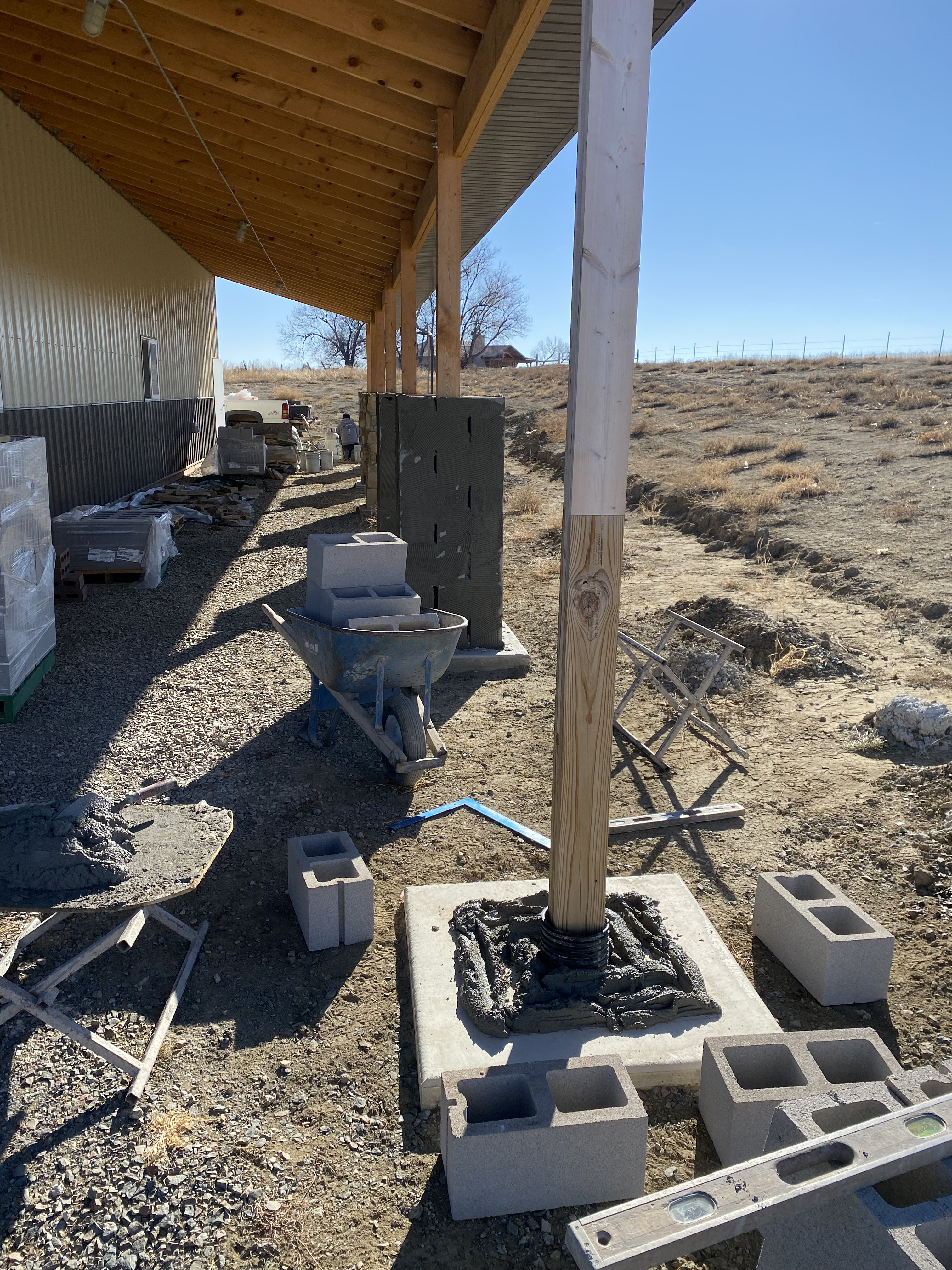 Custom brick wall built in Cheyenne Wyoming by F Masonry